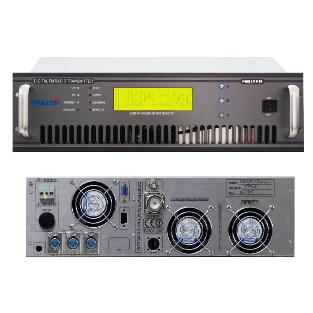 FMUSER FU618F-1000C Professional 1000watt 1kw FM Transmitter FM Broadcast Radio Transmitter for FM Radio Station